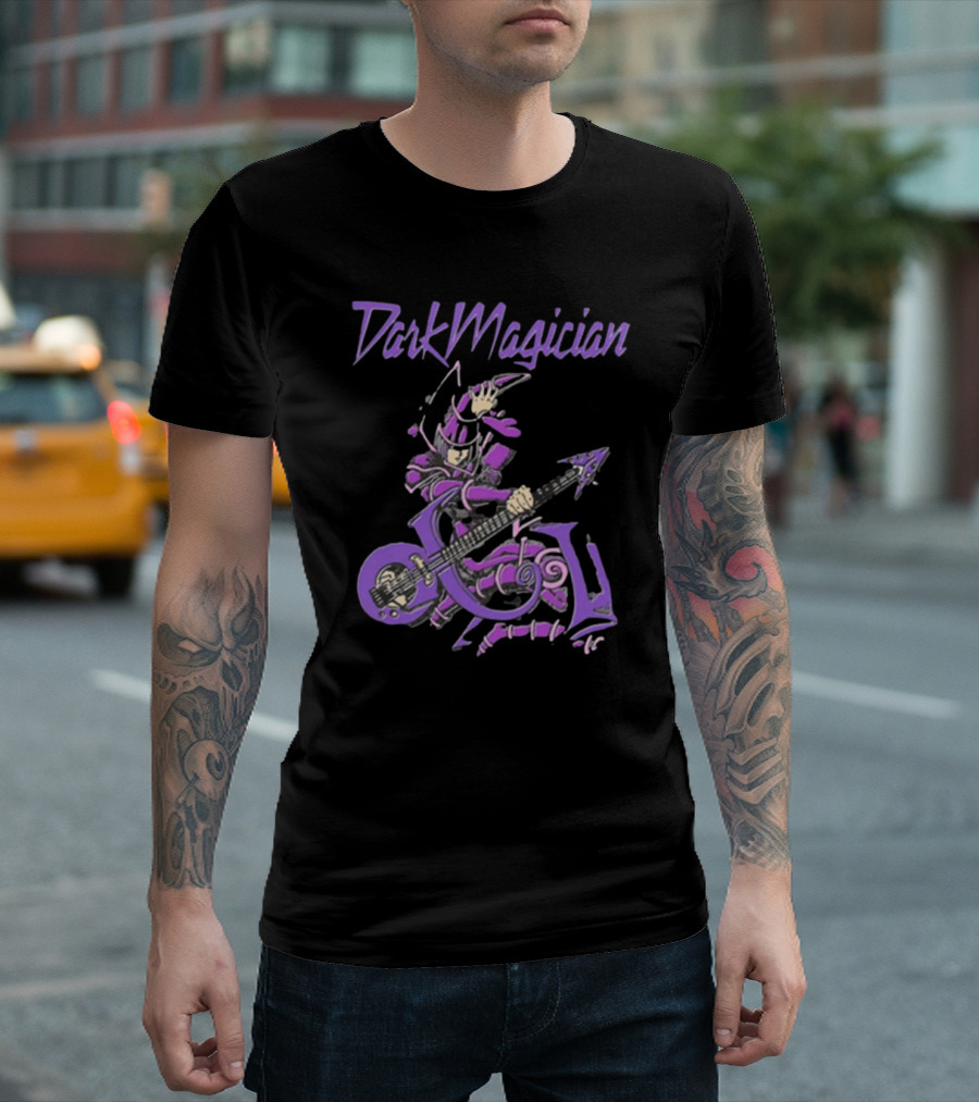 Dark Magician Guitarist in Purple Armor T-Shirt