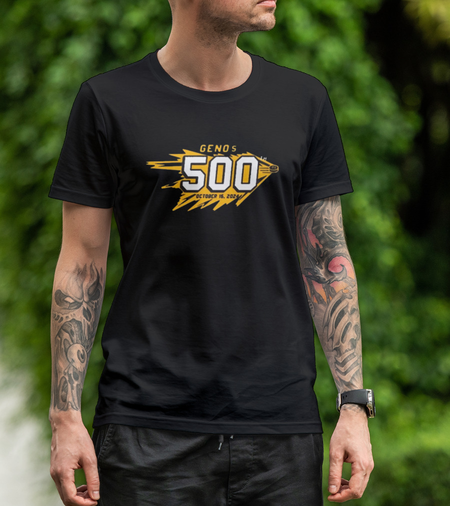 Evgeni Malkin Pittsburgh Penguins Geno’s 500th October 16 T-Shirt