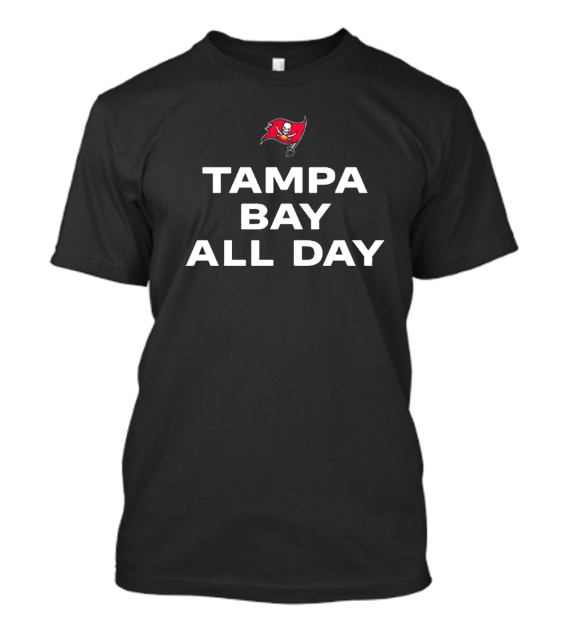 Tampa Bay All Day With Buccaneers Logo Est 1976 T-Shirt