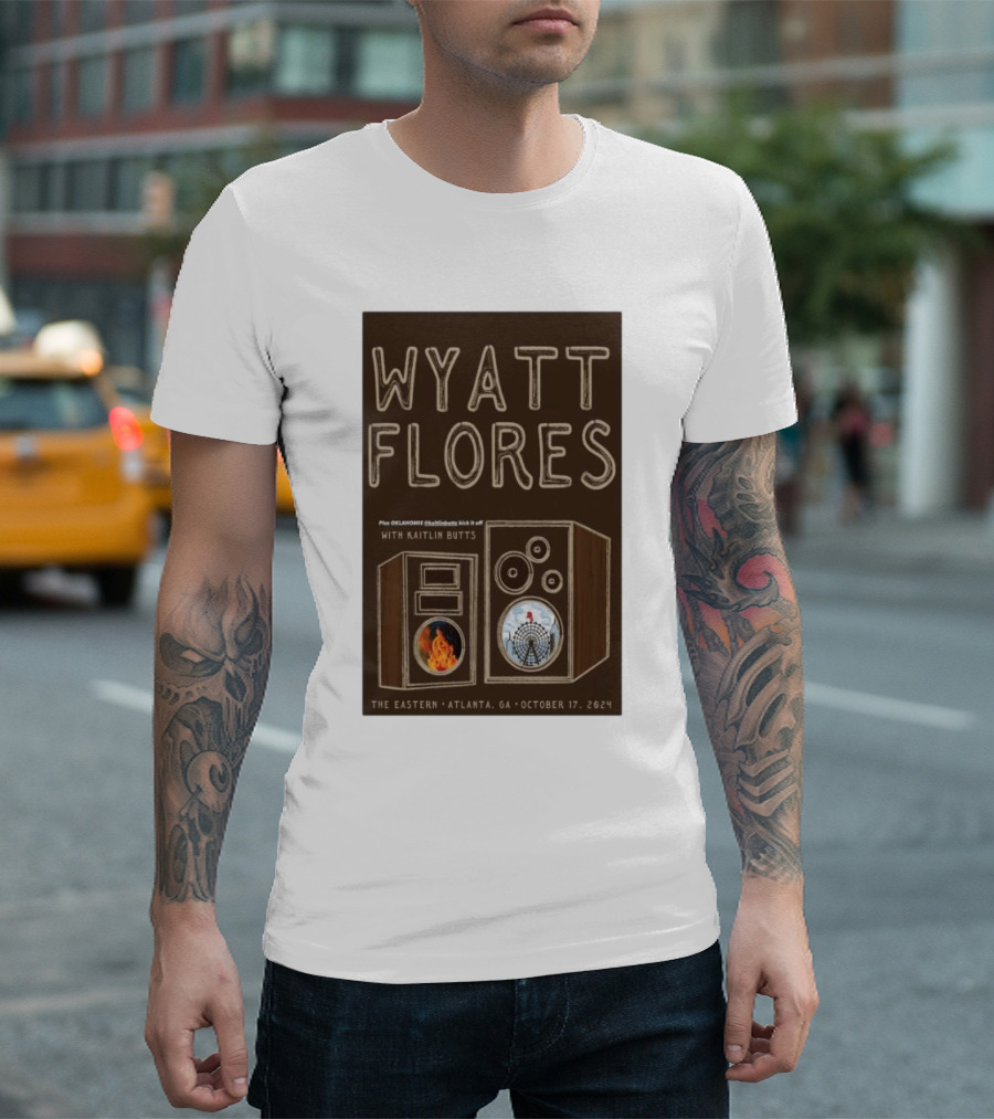 Wyatt Flores Plus Oklahoma With Kaitlin Butts The Eastern Atlanta GA October 17 T-Shirt