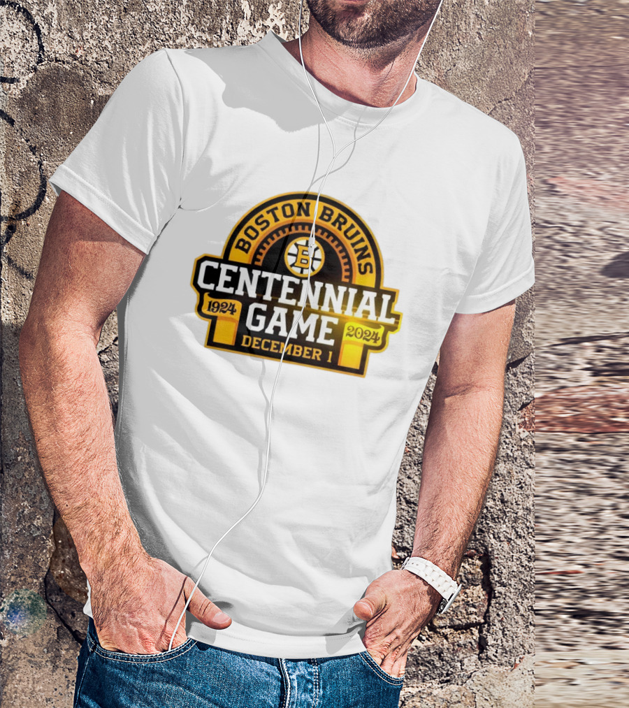 Boston Bruins 1924 Centennial Game December 1 T-Shirt