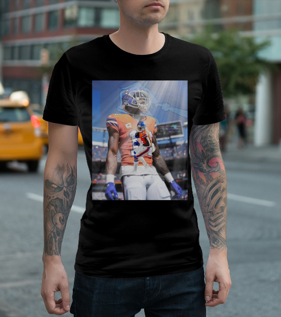 Courtland Sutton Denver Broncos Team Spirit Football Iconic T-Shirt