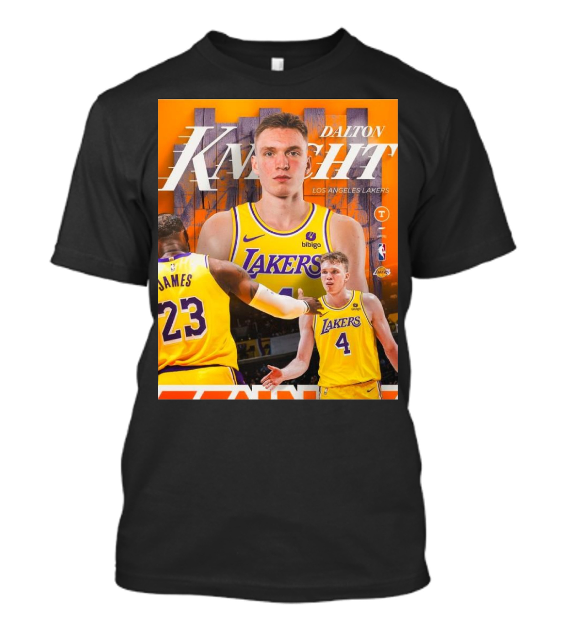 Dalton Knecht Los Angeles Lakers Potential NBA Draft Steal With Teammate James In Lakers Jersey T-Shirt