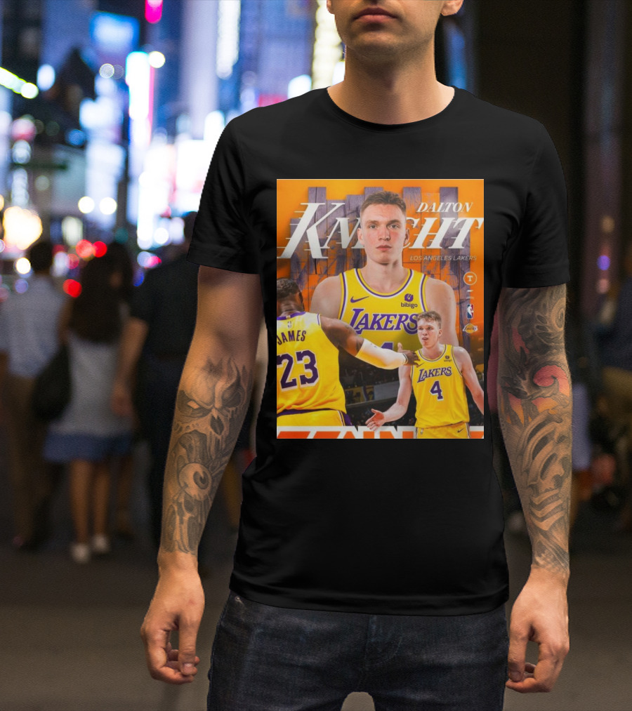 Dalton Knecht Los Angeles Lakers Potential NBA Draft Steal With Teammate James In Lakers Jersey T-Shirt