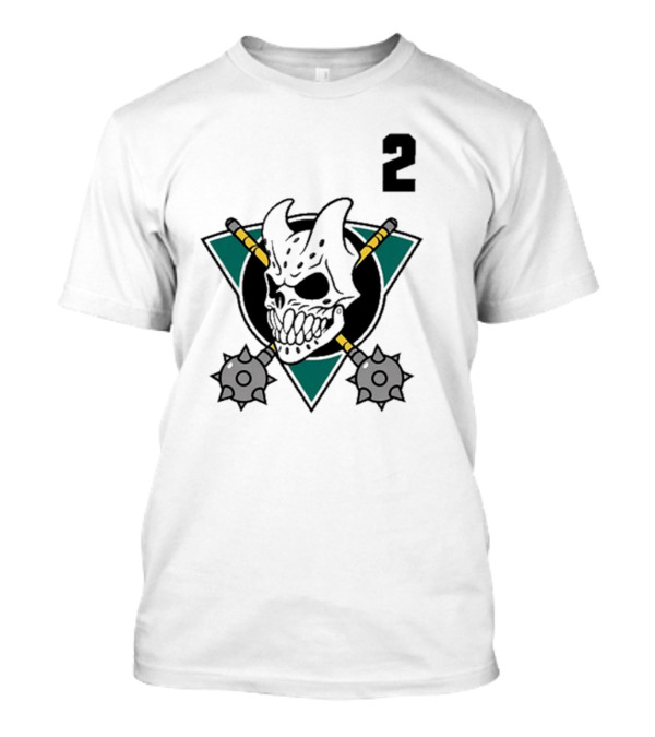 Firstblood Slaughter To Prevail Hockey Skull Maces Triangle Number 2 T-Shirt