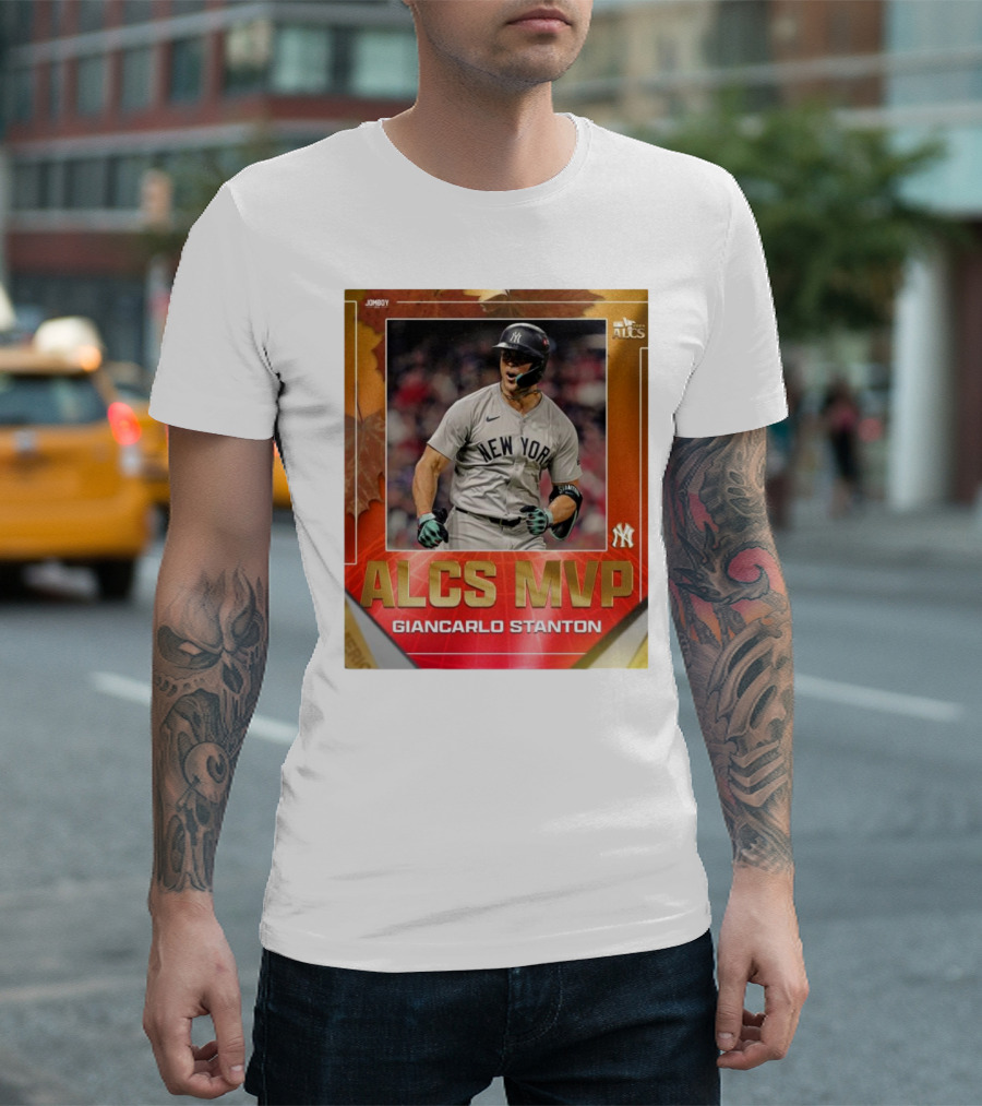 New York Yankees ALCS MVP Giancarlo Stanton T-Shirt