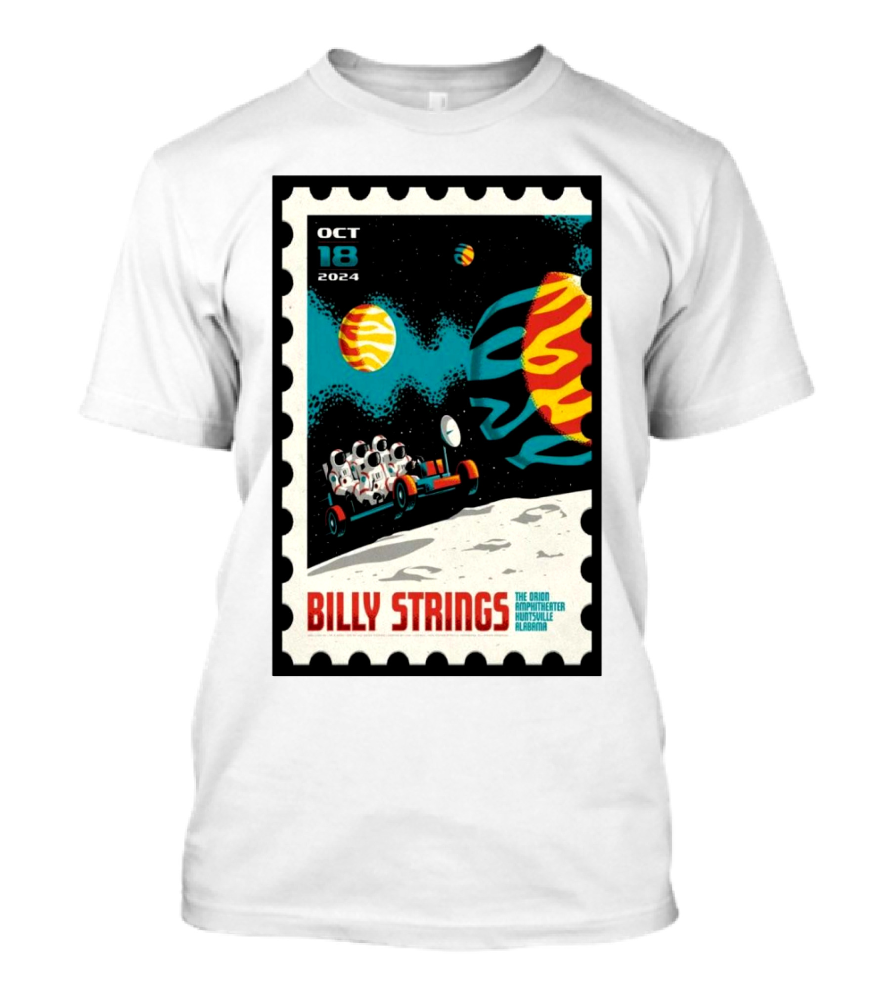Billy Strings October 18 2024 The Orion Amphitheater Huntsville AL Space T-Shirt