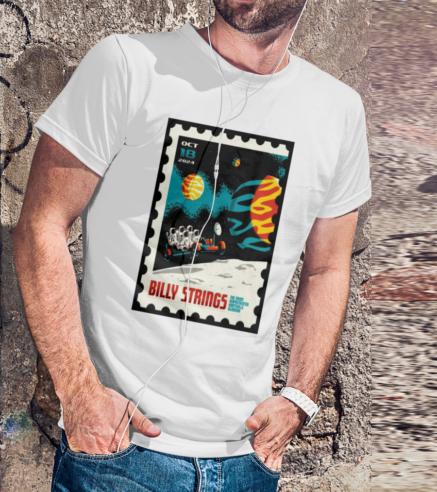 Billy Strings October 18 2024 The Orion Amphitheater Huntsville AL Space T-Shirt