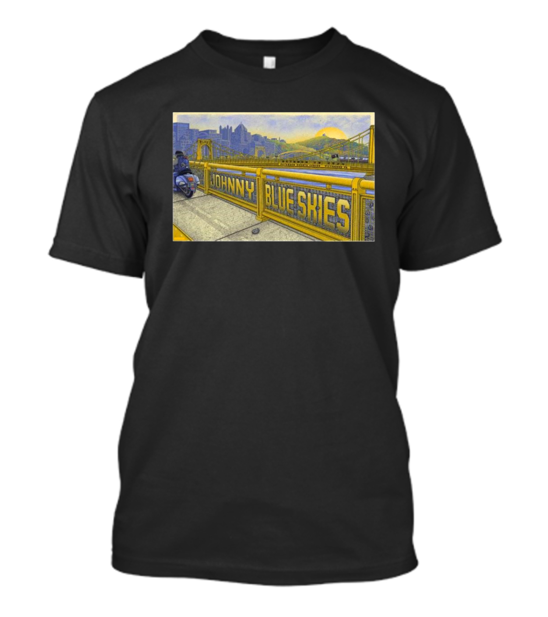 Sturgill Simpson October 18 2024 Petersen Events Center Pittsburgh Johnny Blue Skies Tour T-Shirt