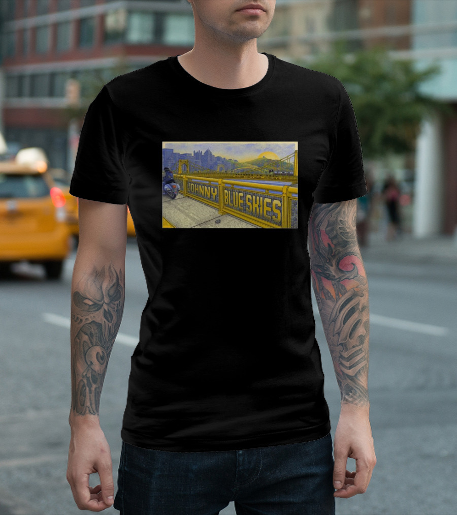Sturgill Simpson October 18 2024 Petersen Events Center Pittsburgh Johnny Blue Skies Tour T-Shirt