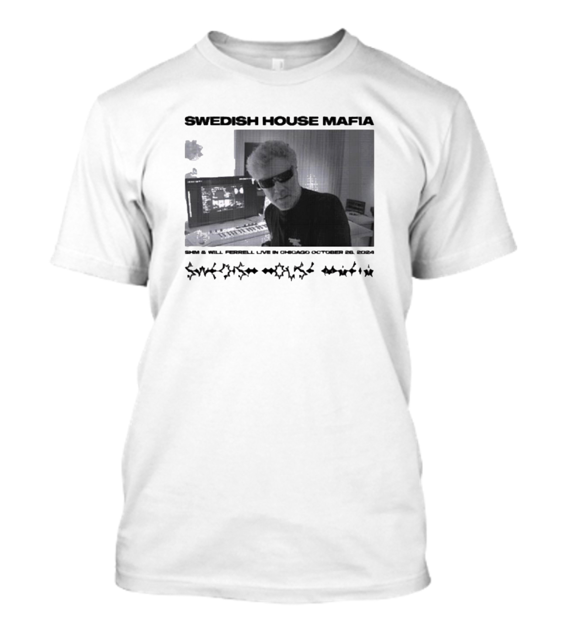 SWEDISH HOUSE MAFIA X WILL FERRELL Music Collaboration AI T-Shirt