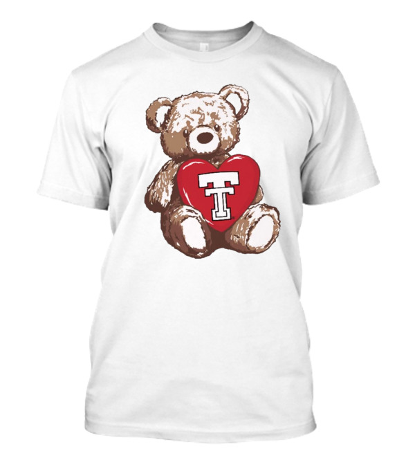 Texas Tech Red Raiders Teddy Bear Heart Hug T-Shirt