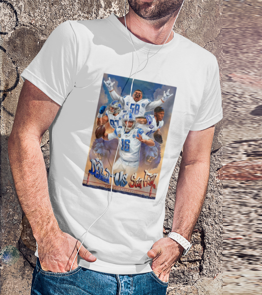 Detroit Lions Vs San Francisco 49ers NFC Championship T-Shirt