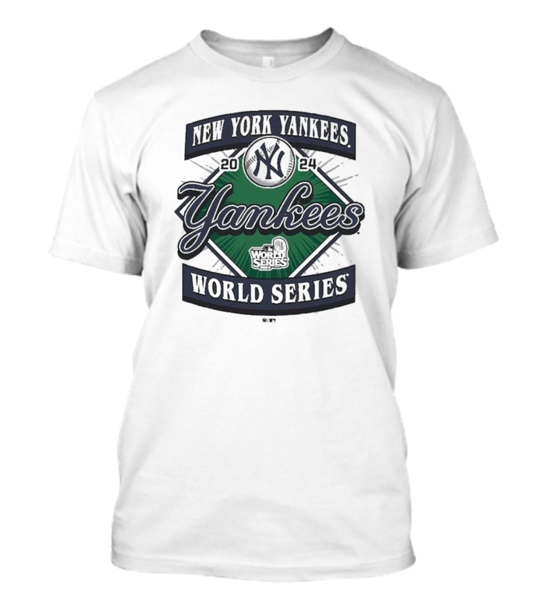 New York Yankees 2024 World Series Yankees Championship Franklin T-Shirt