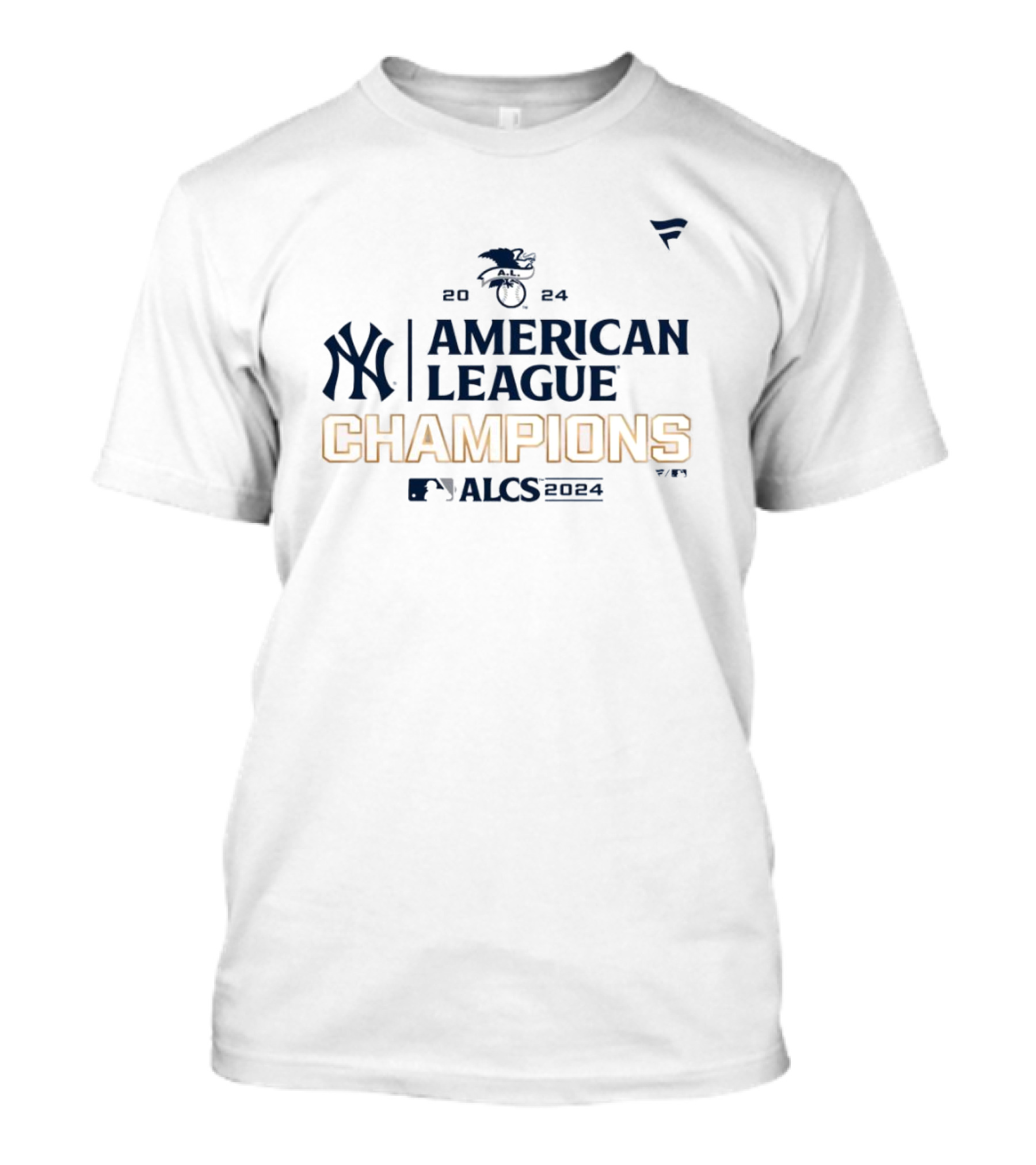 New York Yankees 2024 ALCS American League Champions Locker Room Heather T-Shirt