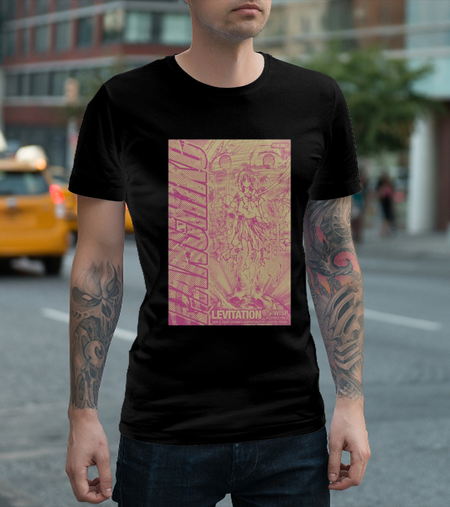 Panchiko Levitation November 2 2024 Stubb’s Amphitheater Austin TX Wisp Jason Reyes T-Shirt