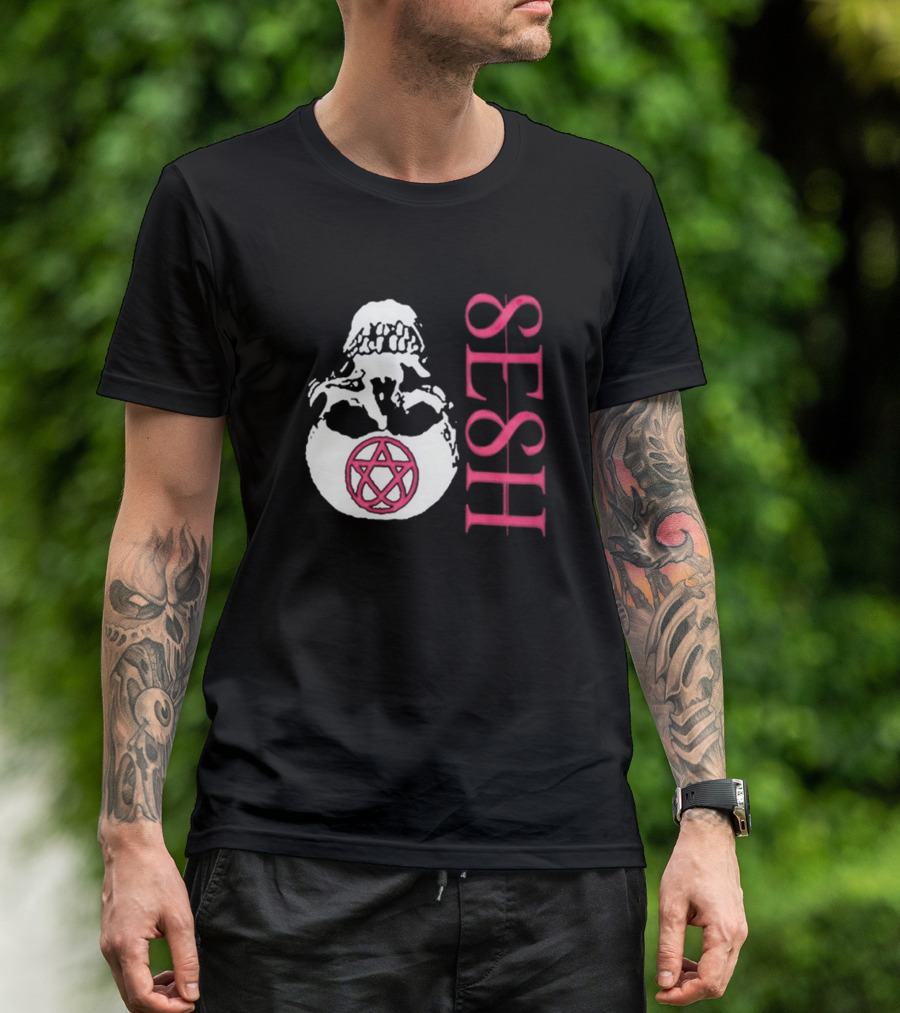 Seshagram 2024 Skull Pentagram SESH T-Shirt