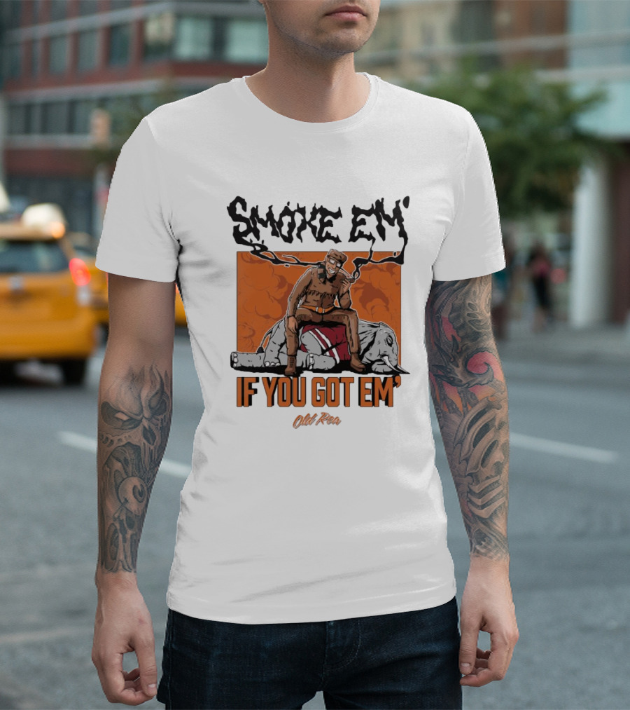 Tennessee Vols Vs Alabama Crimson Tide Smoke Em’ If You Got Em’ Old Row T-Shirt