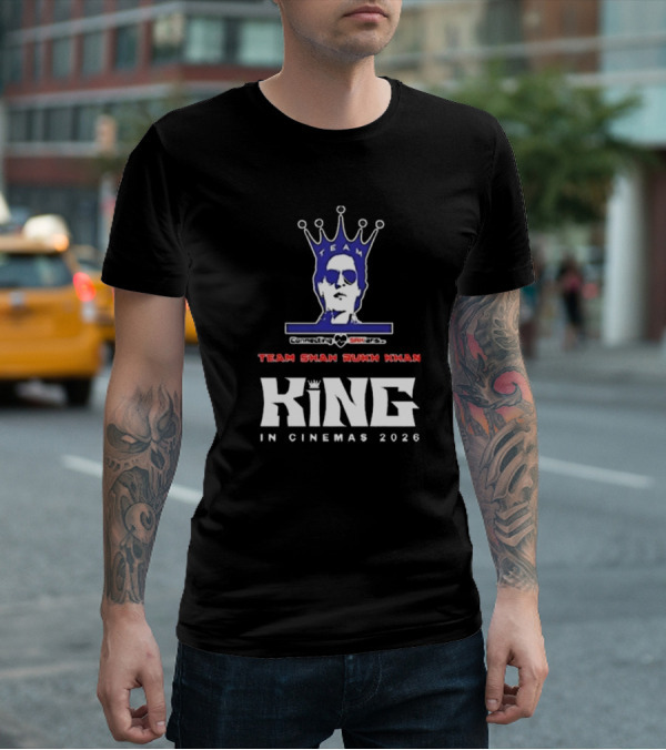 Team Shah Rukh Khan Connecting SRKians King In Cinemas 2026 T-Shirt