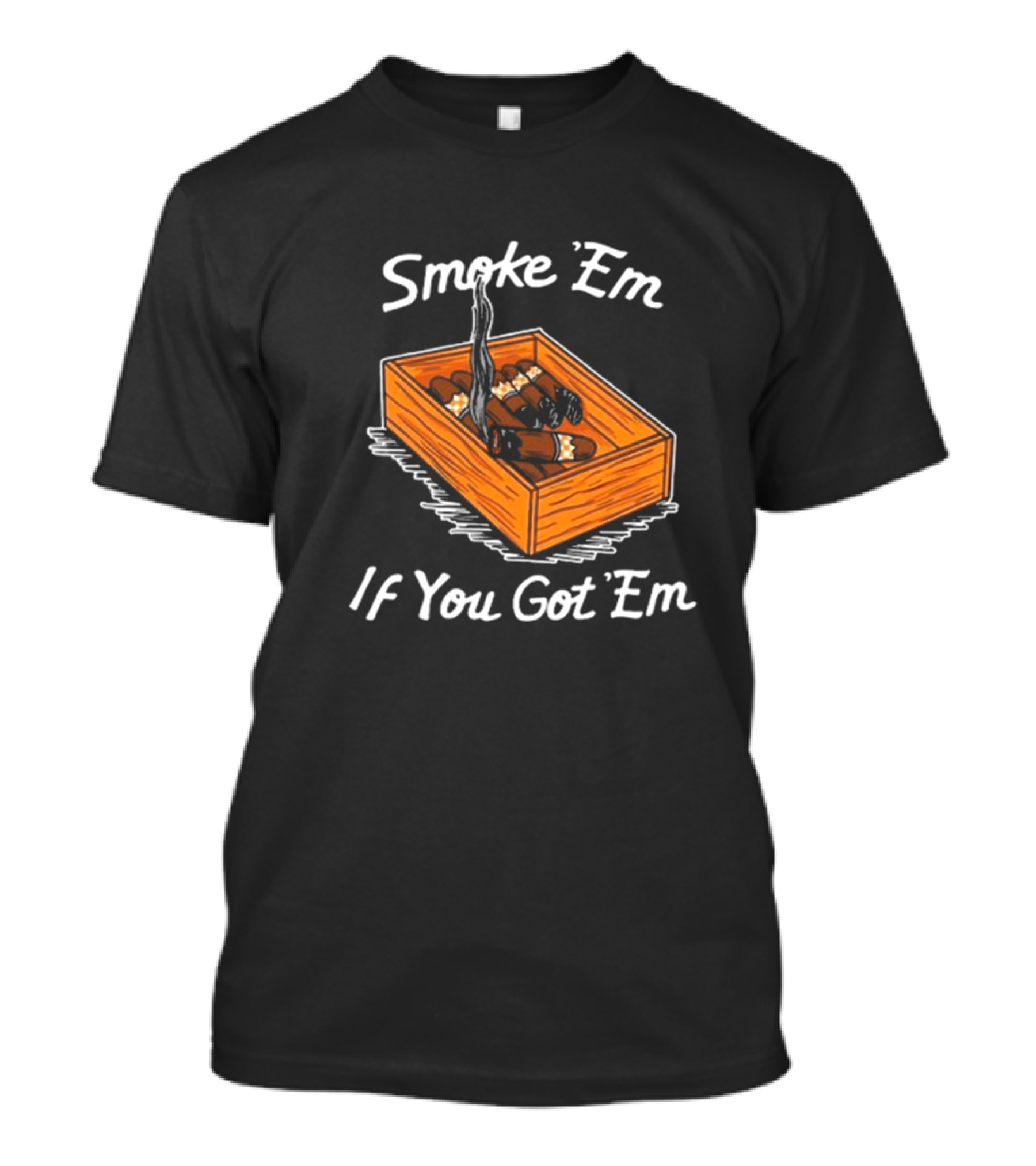 Tennessee Volunteers Cigar Box Smoke Em If You Got Em T-Shirt