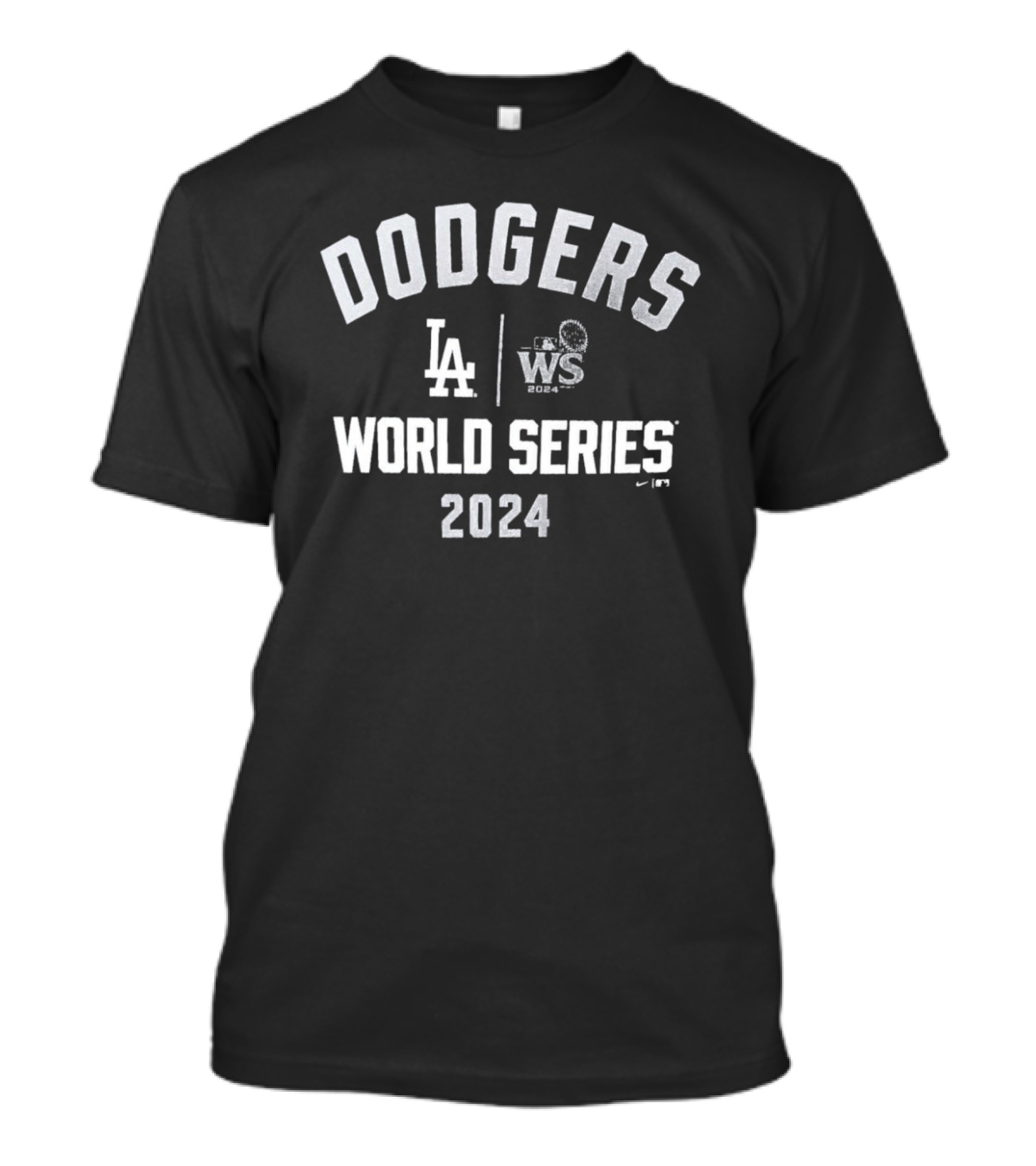 Dodgers LA WS 2024 World Series Arched Lockup T-Shirt