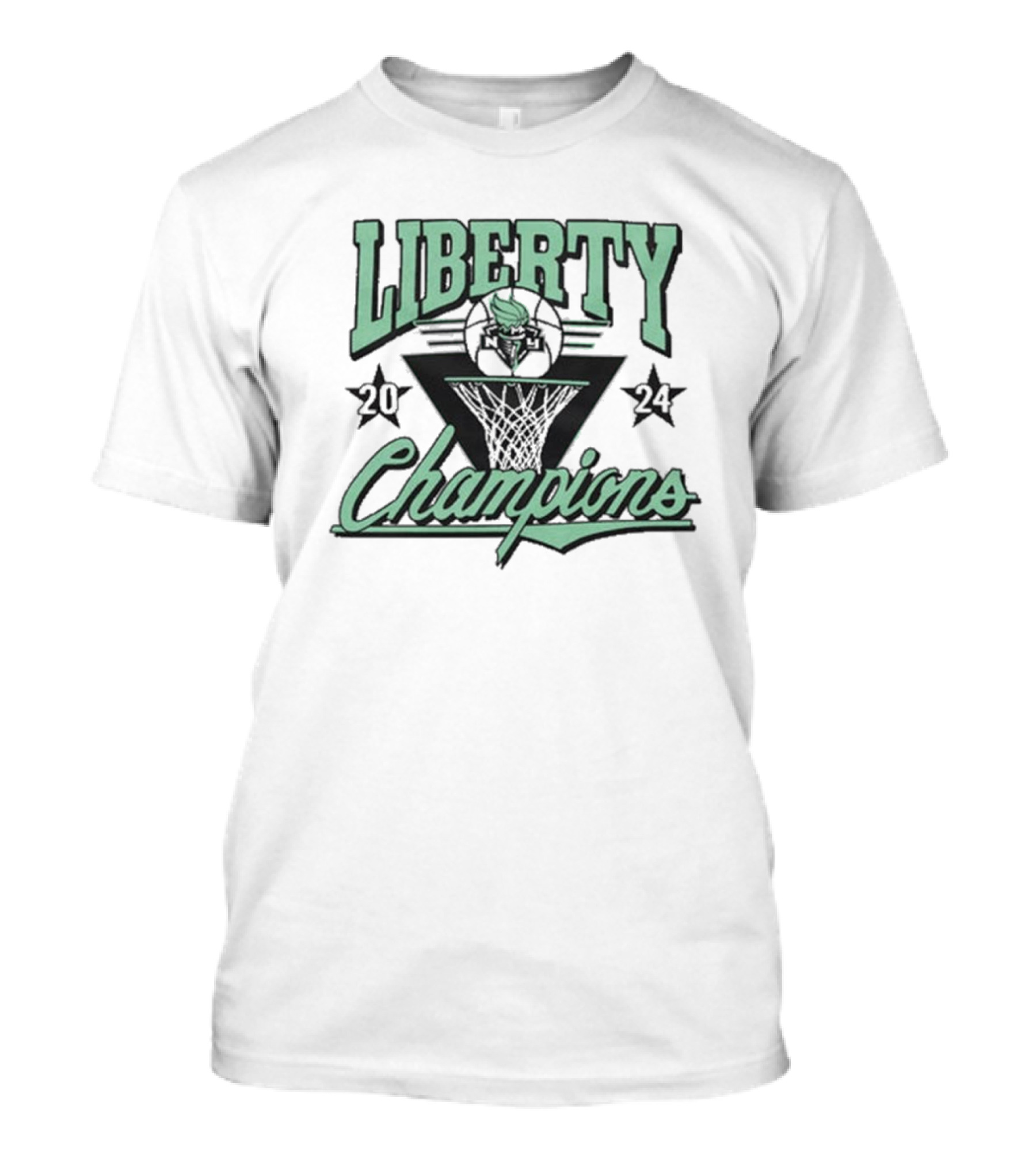 Liberty 2024 Champions New York WNBA Vintage Homage T-Shirt