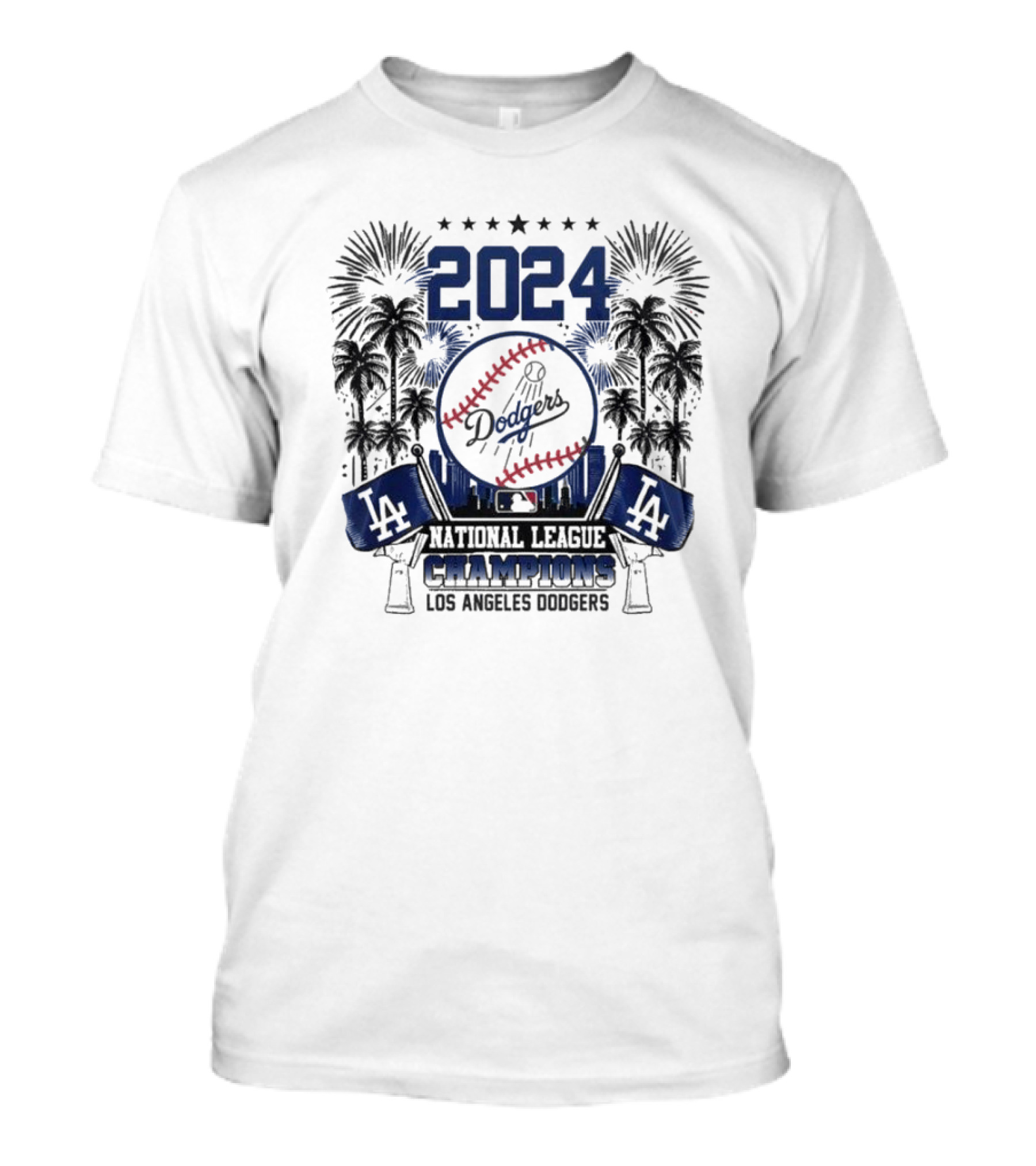 Los Angeles Dodgers 2024 National League Champions LA Personalized T-Shirt