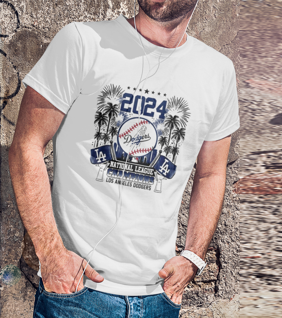Los Angeles Dodgers 2024 National League Champions LA Personalized T-Shirt
