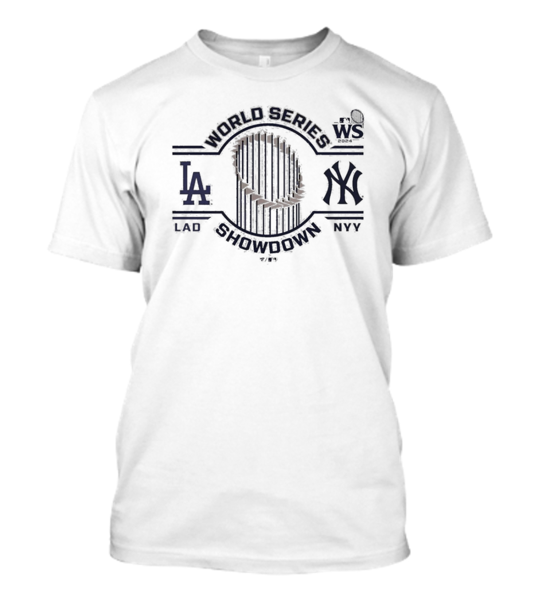 Los Angeles Dodgers Vs New York Yankees 2024 MLB World Series Showdown T-Shirt