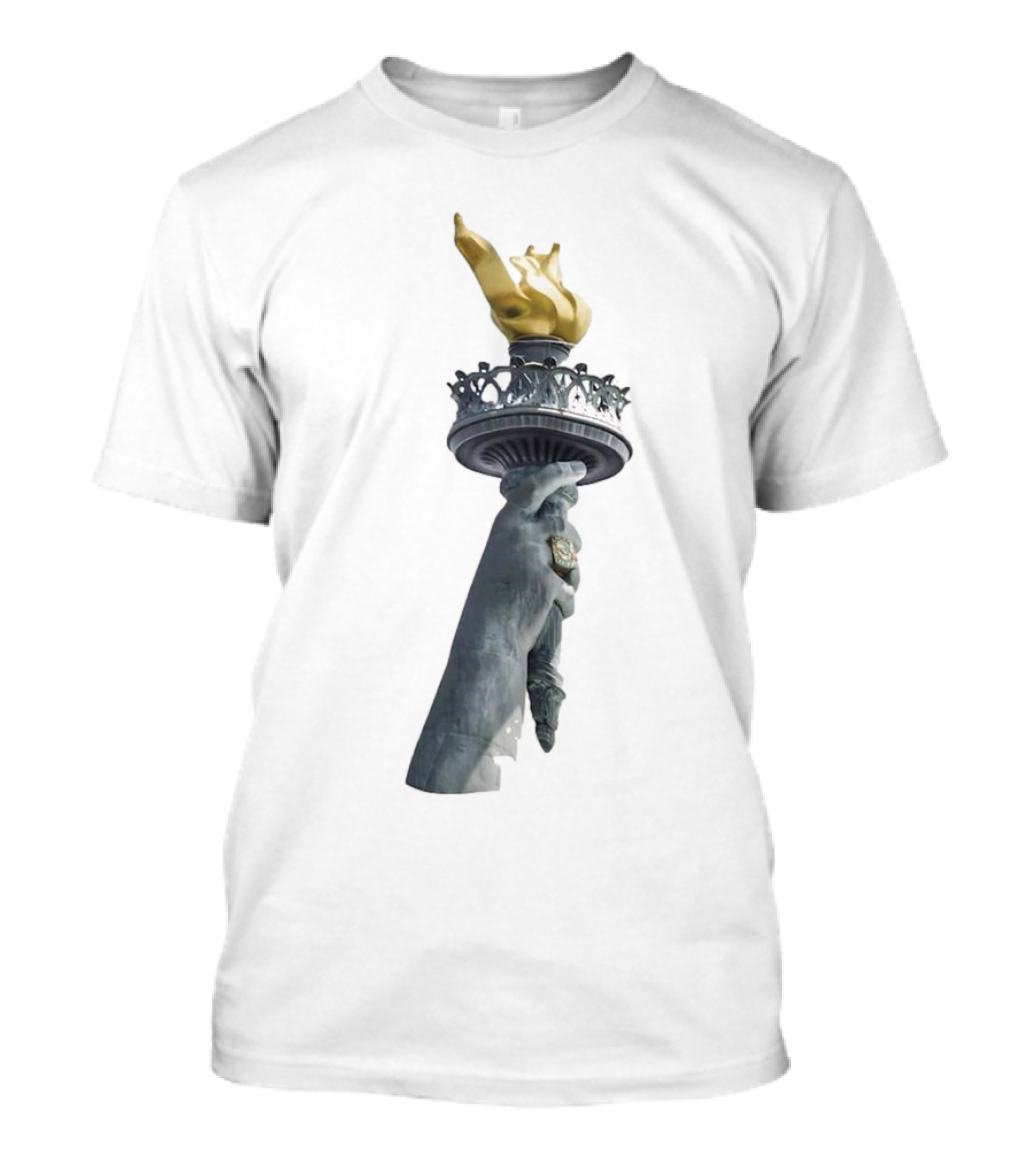 New York Liberty WNBA Basketball 2024 Finals Champs Liberty Torch T-Shirt