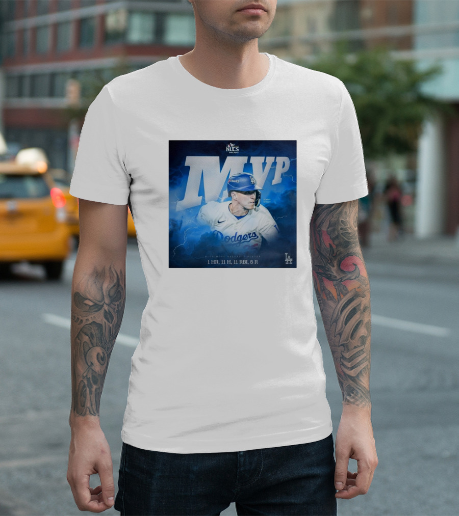 Tommy Edman Dodgers MVP 2024 NLCS 1 HR 11 H 11 RBI 5 R T-Shirt