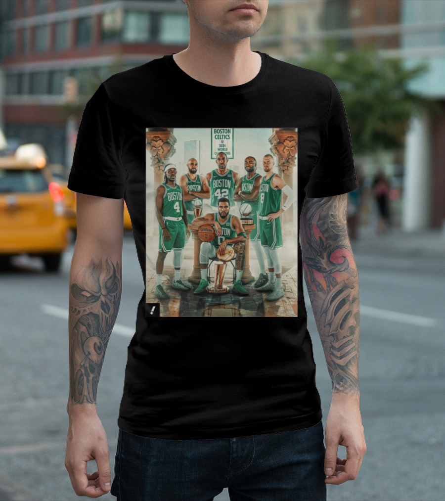 Boston Celtics 2024 World Champions Boston Title Defense Starts Tonight T-Shirt