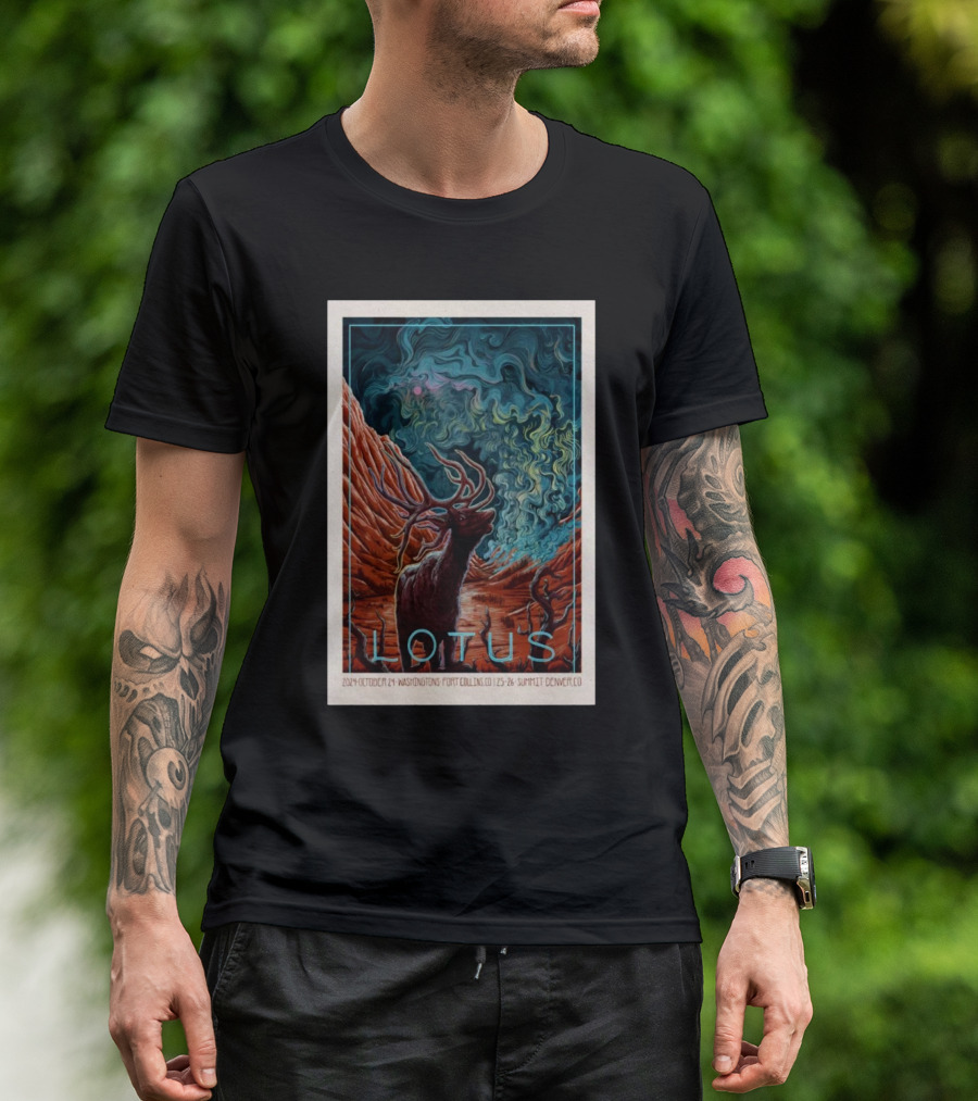 Lotus 2024 October 24 Washington's Fort Collins CO 25 26 Summit Denver CO T-Shirt