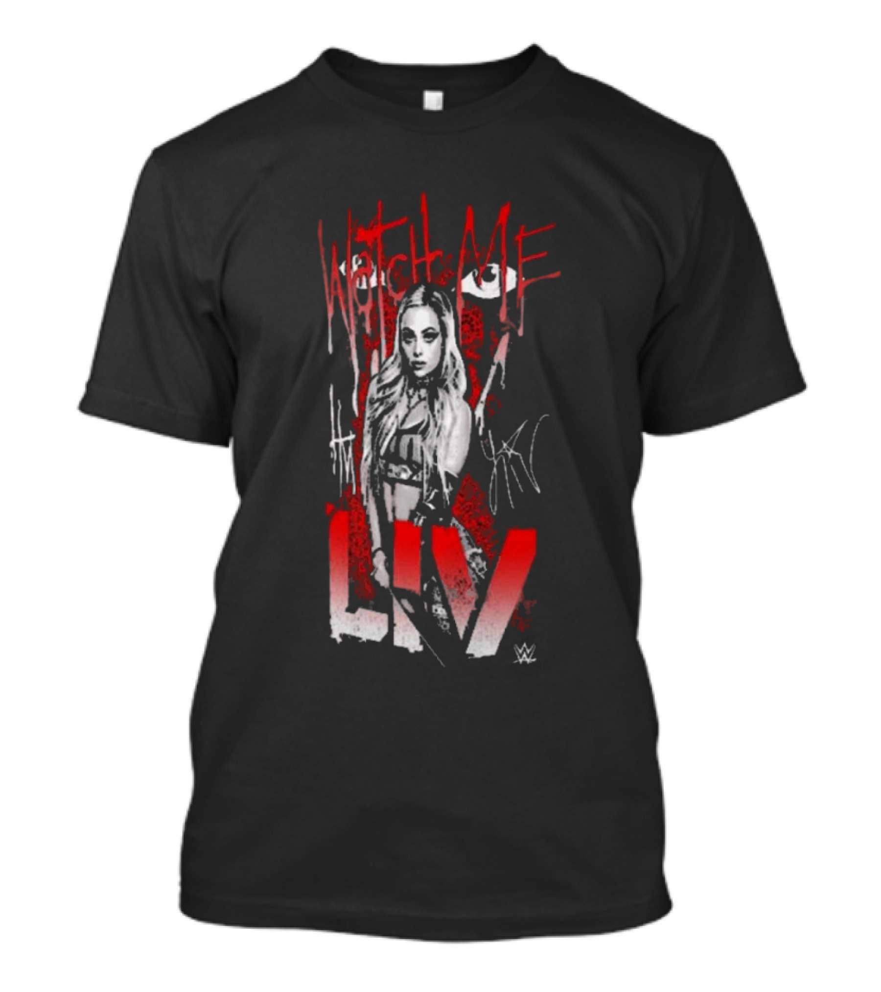 Watch Me Liv WWE Ripple Junction Red Spray T-Shirt