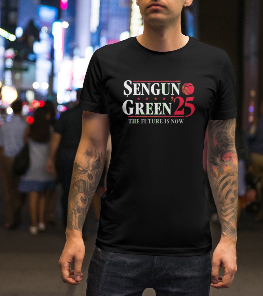 Sengun Green ’25 The Future Is Now Basketball Houston Rockets T-Shirt