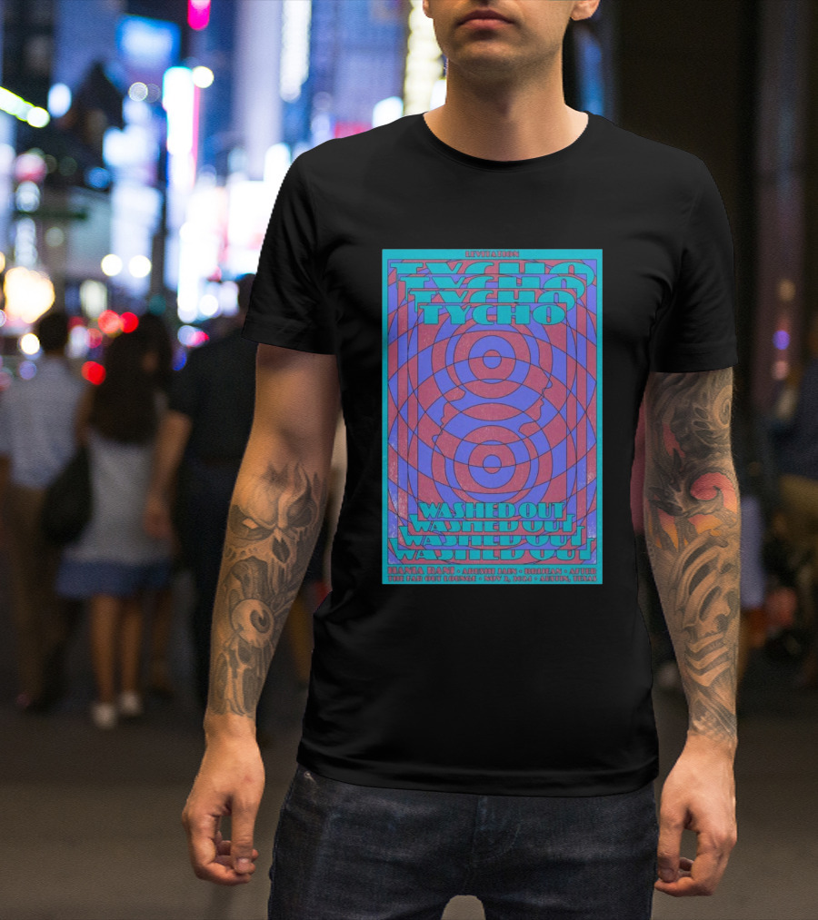 Tycho With Washed Out Levitation The Far Out Lounge Austin TX Nov 2 T-Shirt