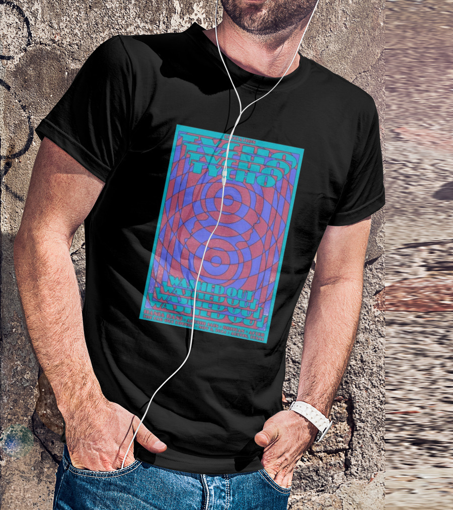 Tycho With Washed Out Levitation The Far Out Lounge Austin TX Nov 2 T-Shirt