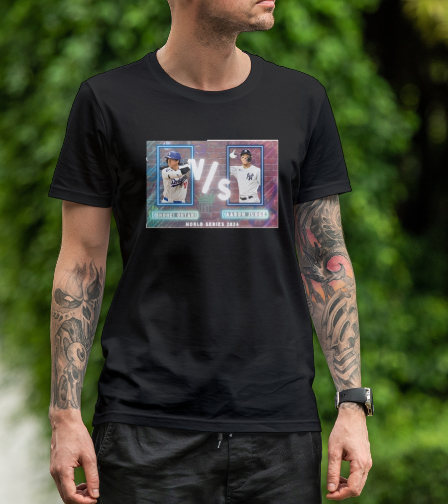 Shohei Ohtani Los Angeles Dodgers Vs Aaron Judge New York Yankees World Series T-Shirt