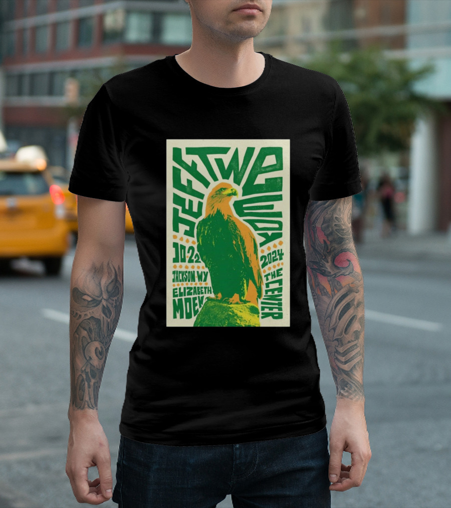 Jeff Tweedy October 22 2024 Jackson WY The Center Elizabeth Moen Eagle T-Shirt