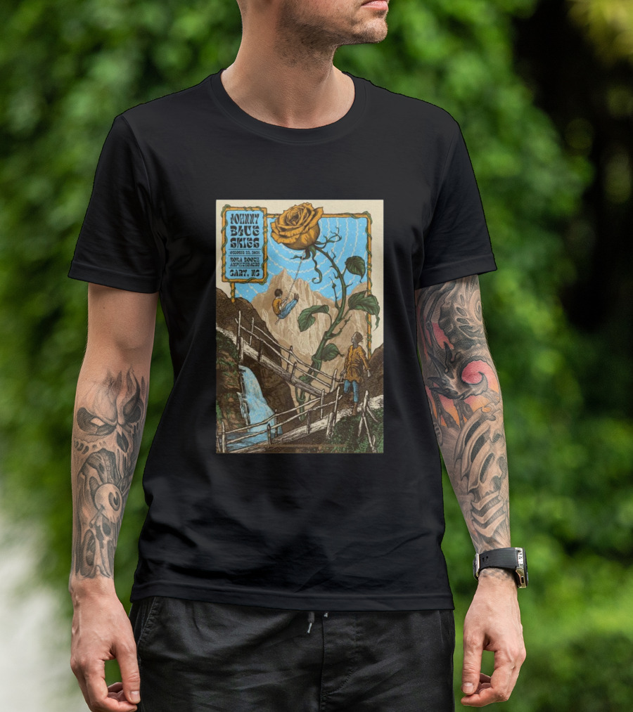 Johnny Blue Skies October 13 2024 Koka Booth Amphitheatre Cary NC T-Shirt