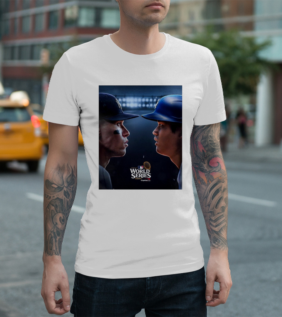 World Series 2024 Aaron Judge Shohei Ohtani Faceoff Baseball Stars T-Shirt