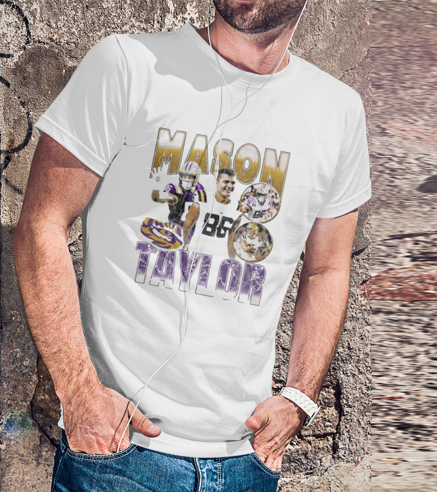 Mason Taylor LSU Tigers 89 Football 90s T-Shirt