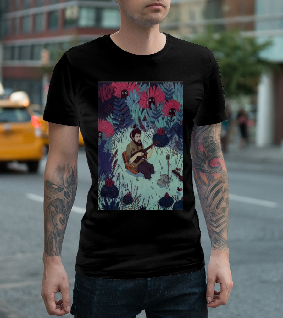 Jon Juarez Show Camino Acido New San Sebastian Donostia 2024 Music Scene in Enchanted Forest T-Shirt