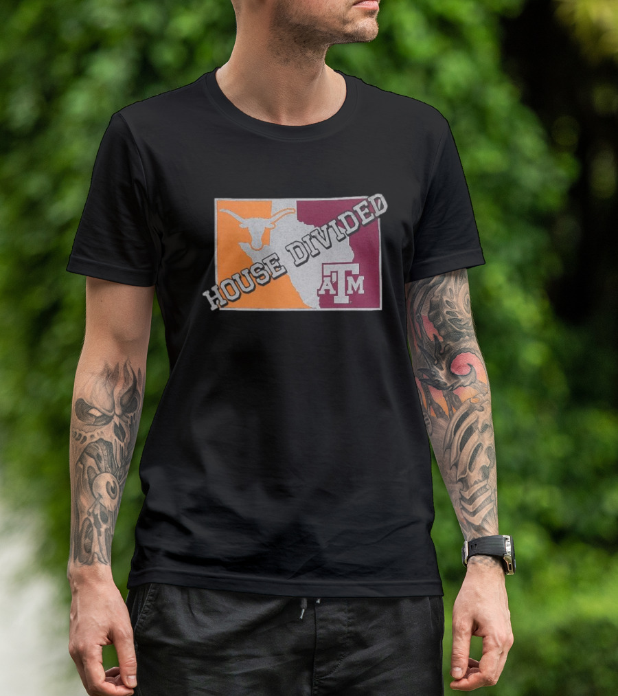 Texas A&M House Divided Longhorns T-Shirt
