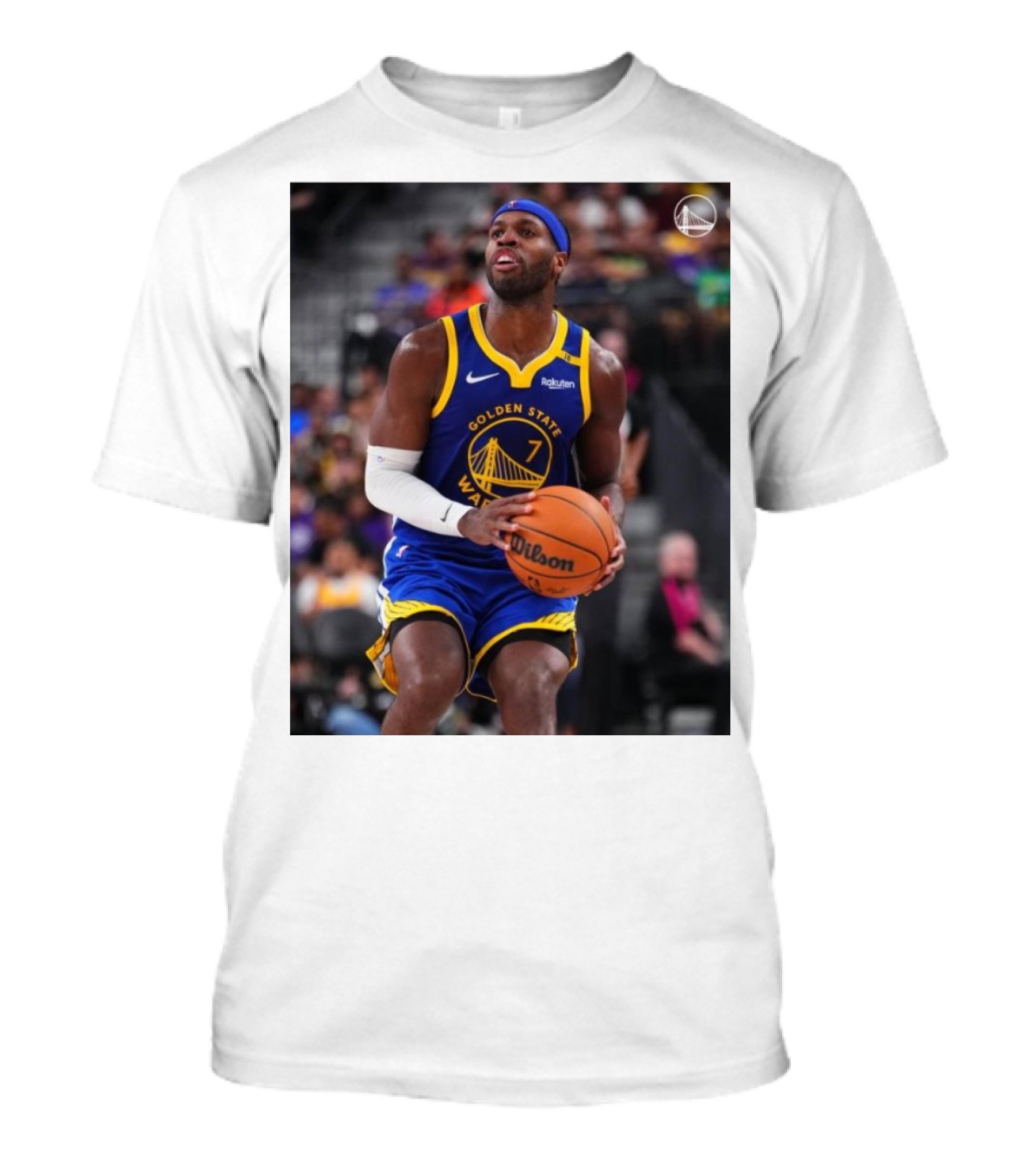 Golden State Warriors Number 7 Basketball Action Scene T-Shirt