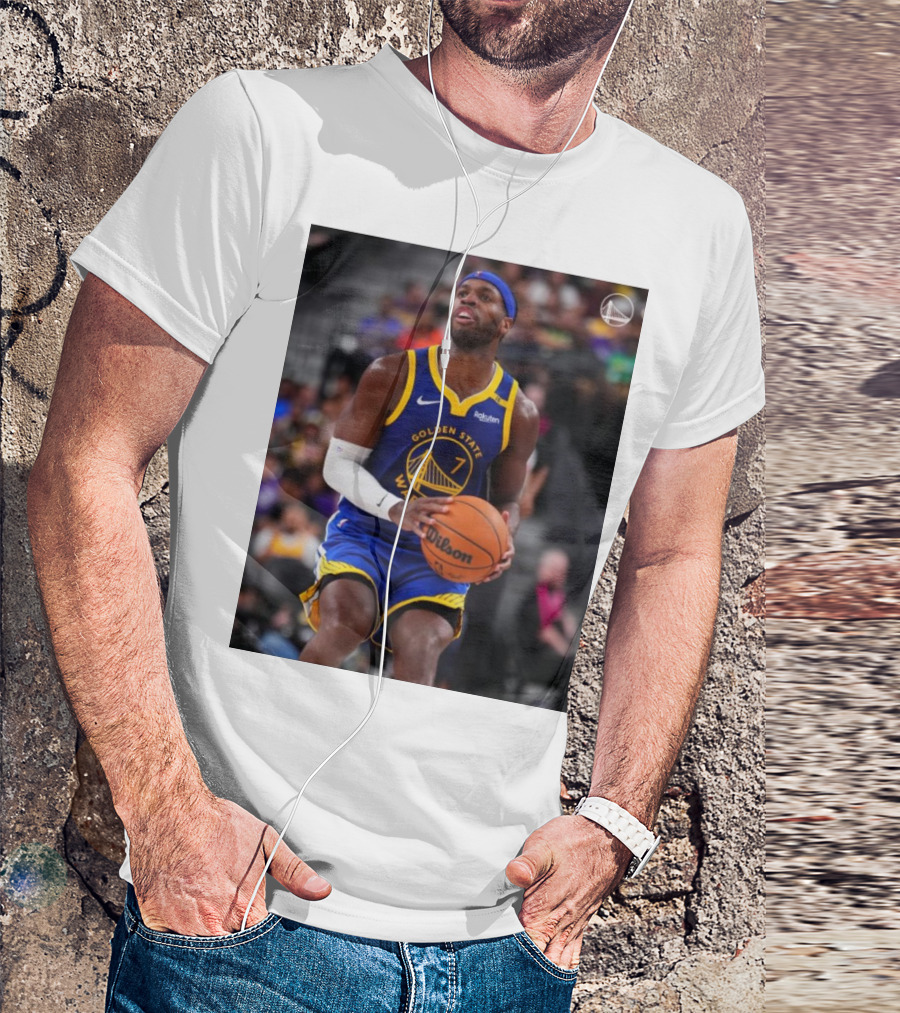 Golden State Warriors Number 7 Basketball Action Scene T-Shirt