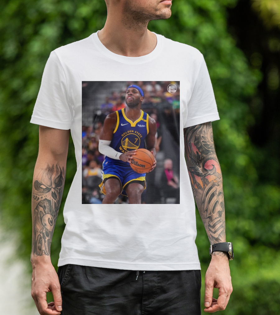 Golden State Warriors Number 7 Basketball Action Scene T-Shirt