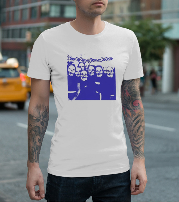 Movements Skeleton Mask Group Afraid To Die T-Shirt