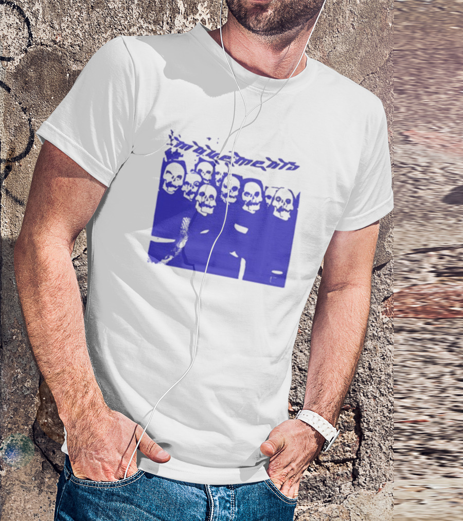 Movements Skeleton Mask Group Afraid To Die T-Shirt