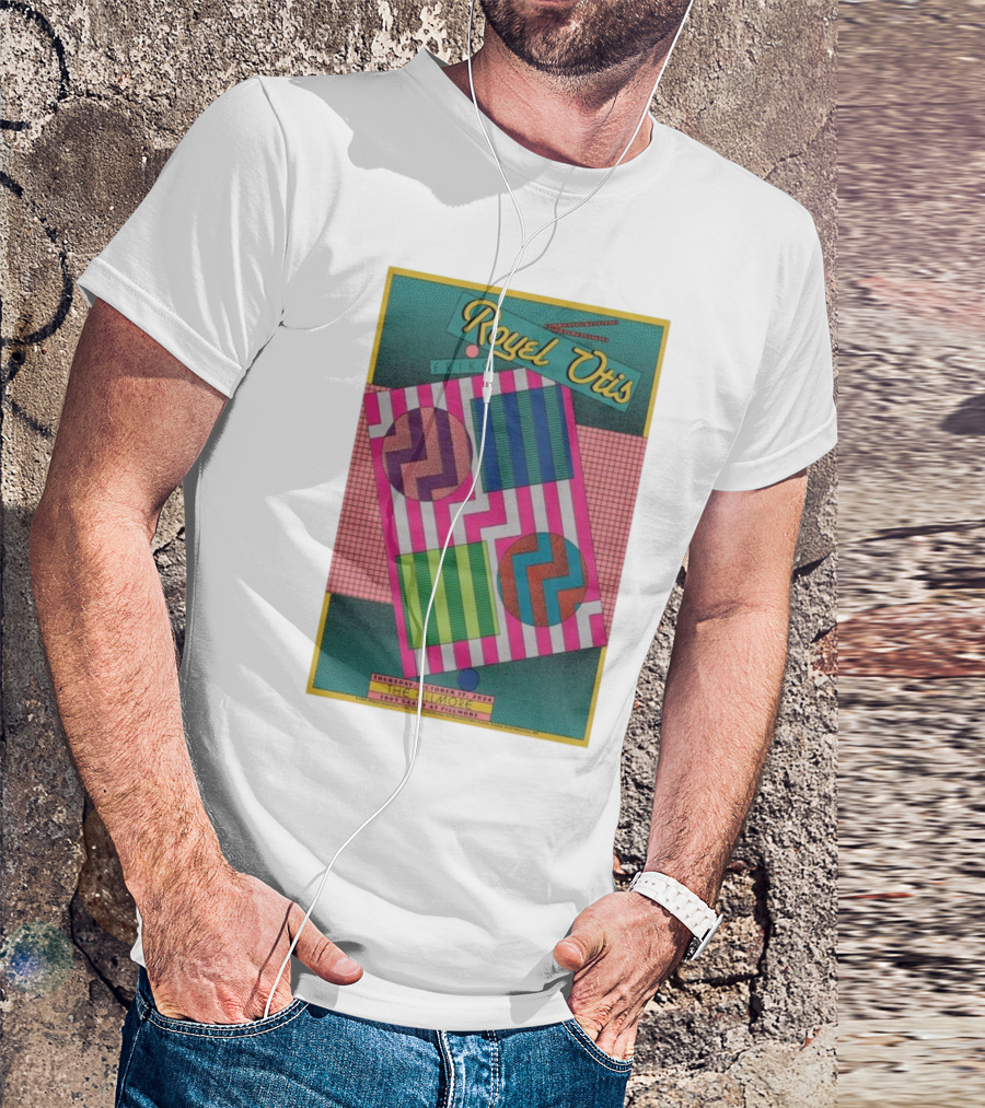 Royel Otis Friko The Fillmore San Francisco October 17 2024 Vibrant Geometric T-Shirt
